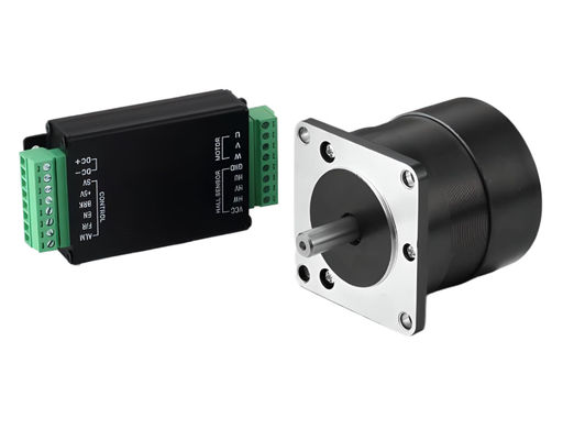 57mm DC الکتریکی 24 ولت موتور بدون برس 188 وات سرعت بالا عملیات ایمنی