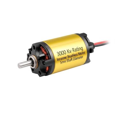 3000 Kv Rating Inrunner Brushless Motor with Performance and 5mm Shaft Diameter