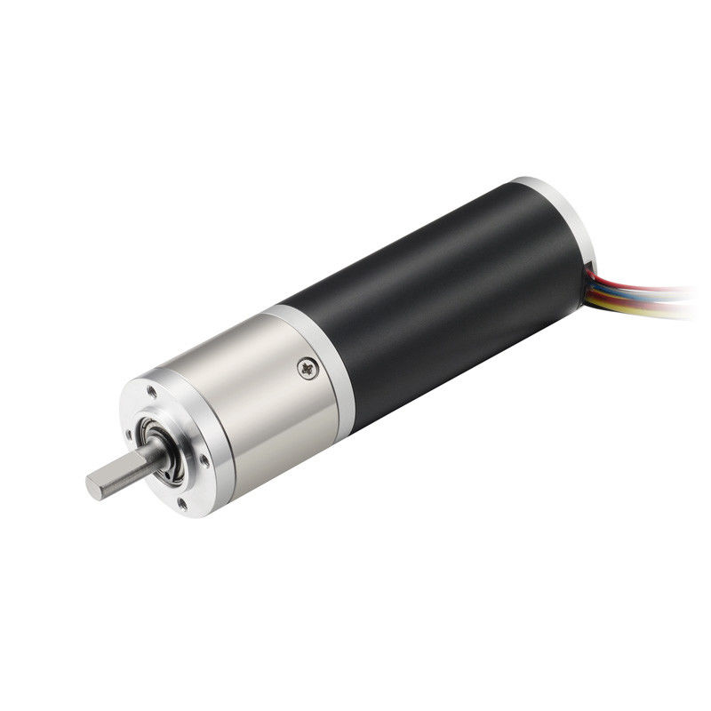 3622RPM موتور چرخ دنده ای بدون برس 27mm موتور چرخ دنده ی سیاره ای بدون برس 12V 2500mNm