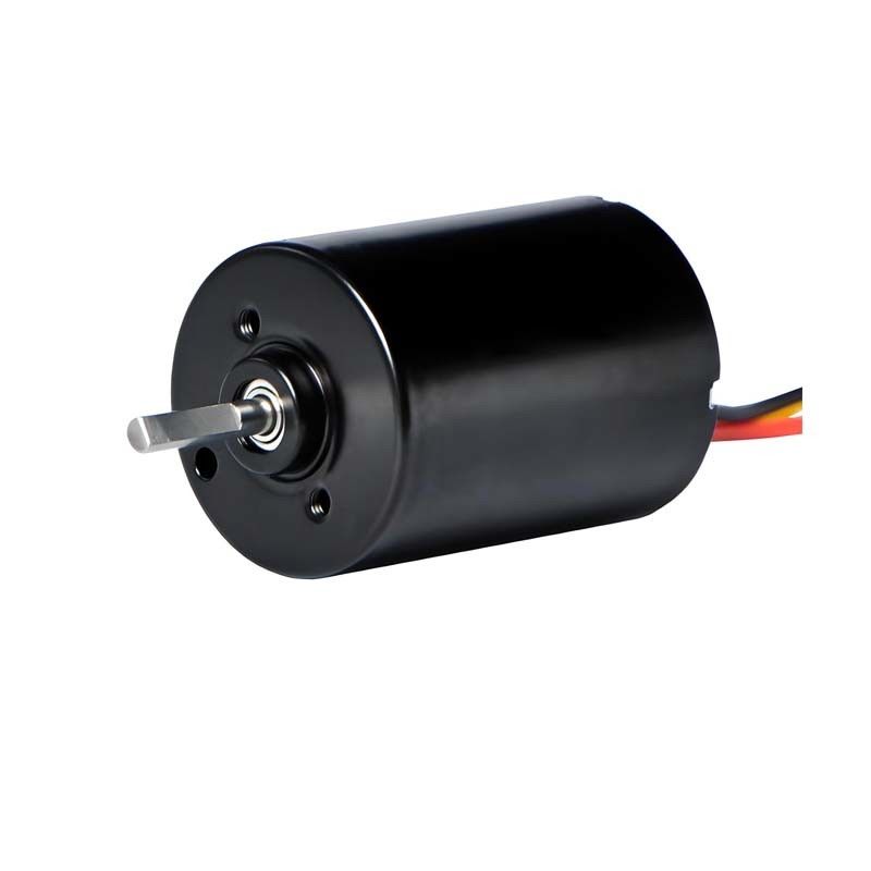28mm PMDC موتور بدون برس با راننده یکپارچه 5.1W 12V 24V موتور BLDC با قدرت بالا برای پرده پنجره پمپ الکتریکی