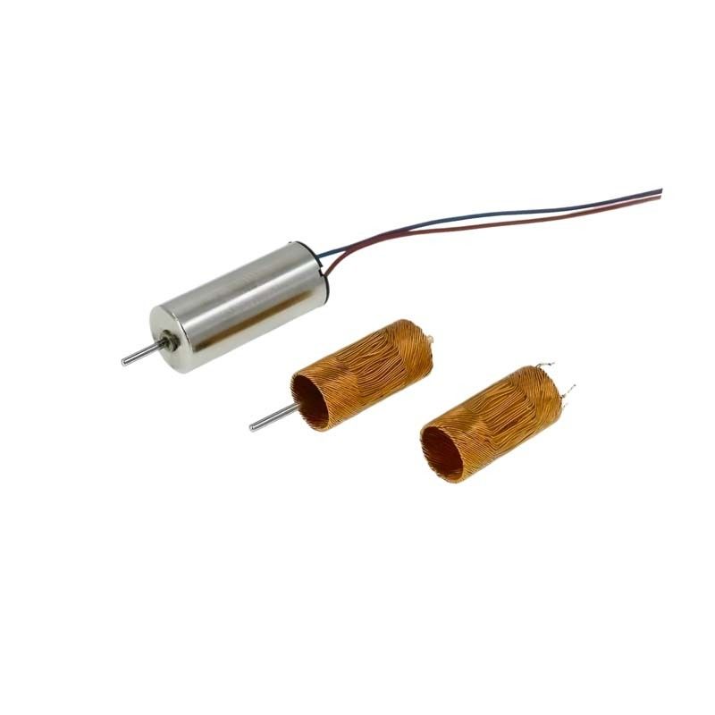 موتور DC برش شده سبک 8mm 0.3mNm 8620rpm 12V موتور الکتریکی DC برش شده