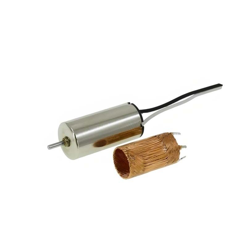8mm Brushed Coreless DC Motor کربن 0.3mNm 8620rpm 2.4V مقاوم به خستگی